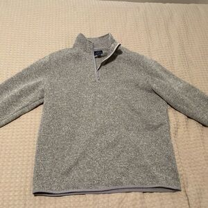 J Crew Fleece Quarter Zip